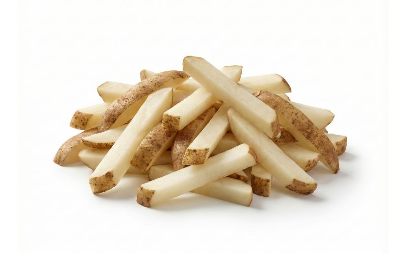 Frites Crues avec Peau